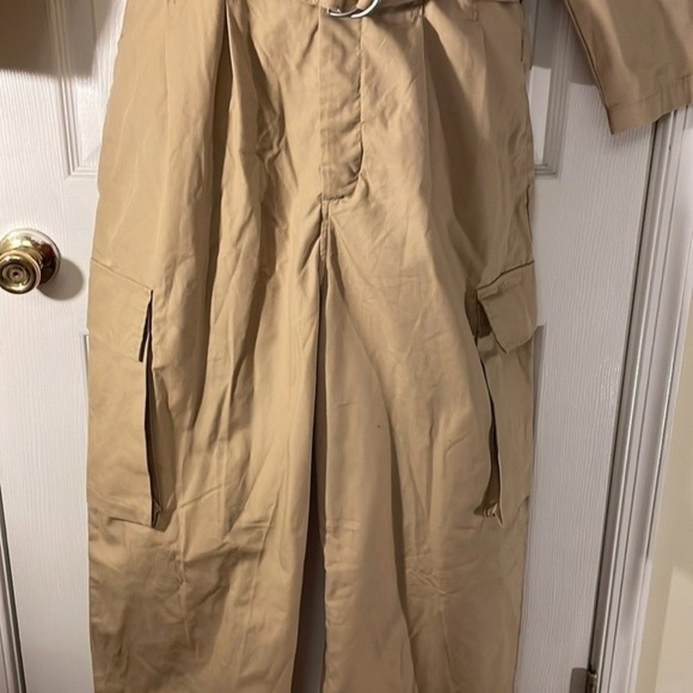 Levi’s Khaki Camel Belted Flight Suit XL - Picture 9 of 10